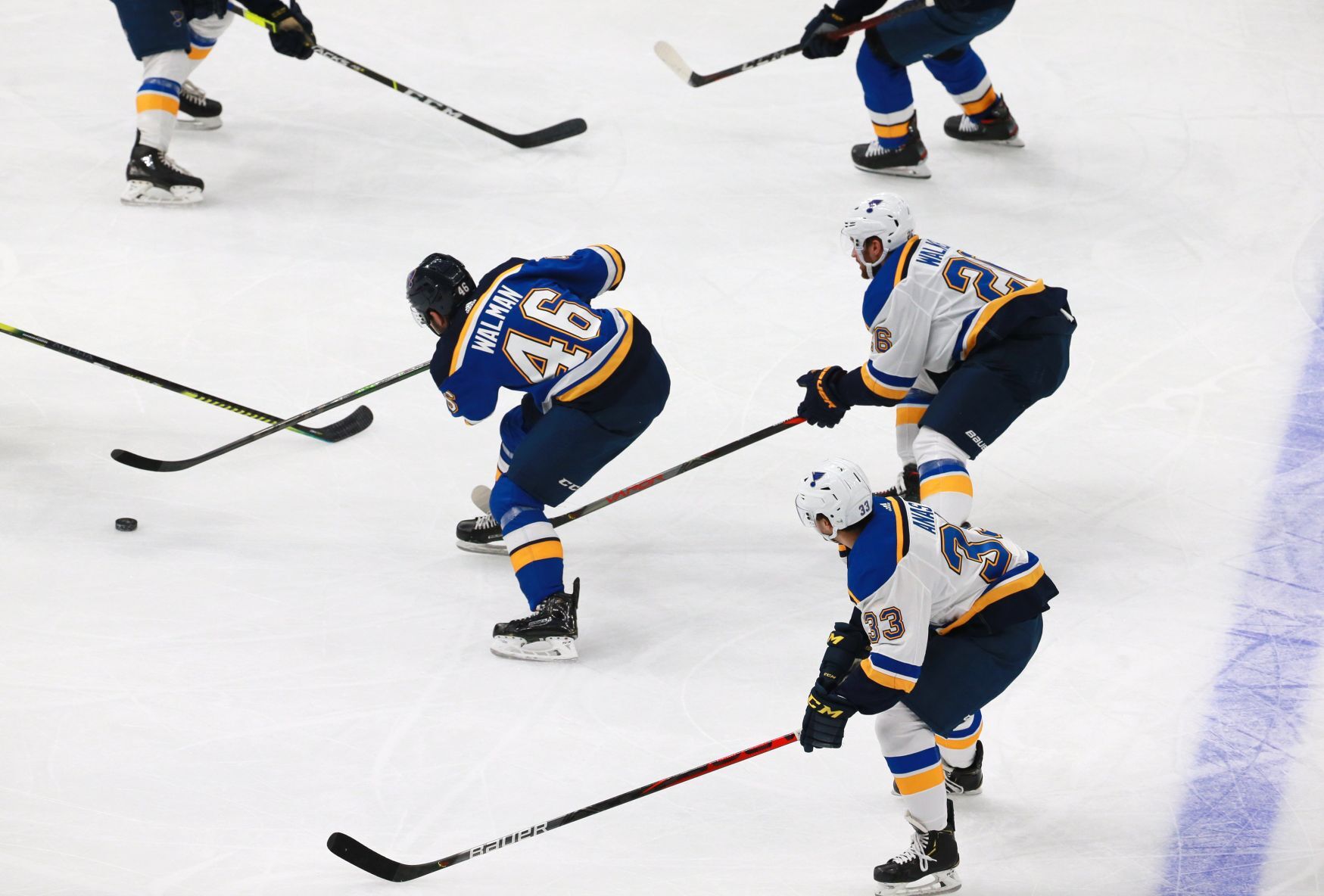 Blues hold first scrimmage at Enterprise